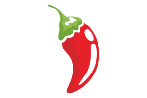 vermelho Pimenta logotipo ícone em transparente fundo png