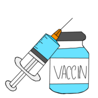 vaccin injectie met transparant achtergrond png