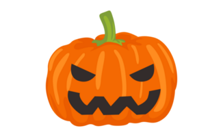 halloween pumpa huvud med transparent bakgrund png