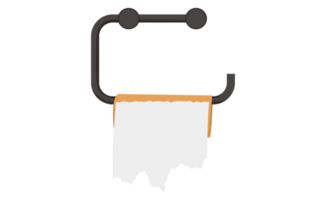 toilet papier Aan een transparant achtergrond png