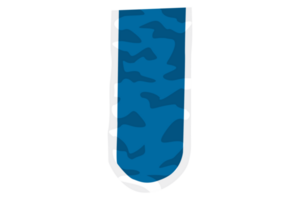 blauw hangende vlag met transparant achtergrond png