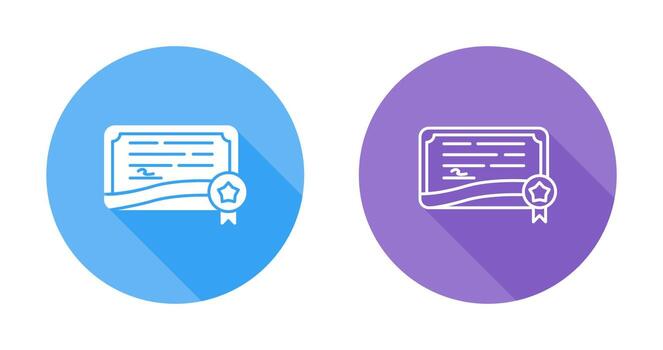 Certificate Vector Icon