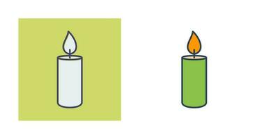 Lit Candle Vector Icon