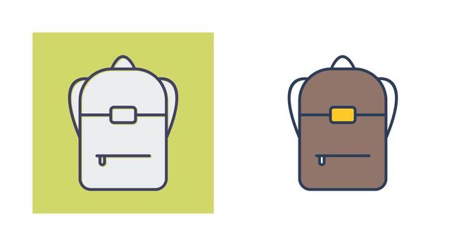 Backpack Vector Icon