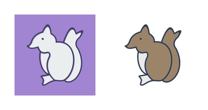 Squirrel Vector Icon