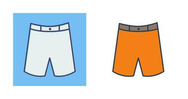 icono de vector de pantalones cortos