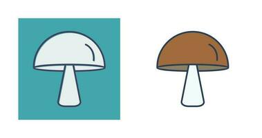 Single Mushroom Vector Icon