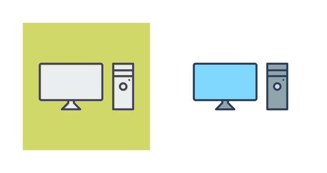 Computer Vector Icon