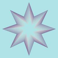 Star frame used in quality rating icons, symbols for rating symbols and icon vector
