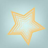 estrella líneas usado en calidad clasificación iconos, símbolos para clasificación concepto vector