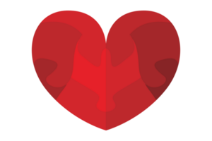 Valentine - Red Love With Transparent Background png