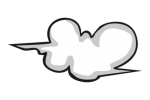 White Cloud  With Transparent Background png