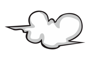 blanco nube con transparente antecedentes png