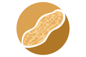 Peanut Logo Icon On Transparent Background png