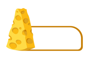 Käse Logo Symbol mit transparent Hintergrund png