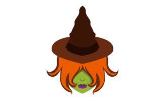 Witch Head On Transparent Background png