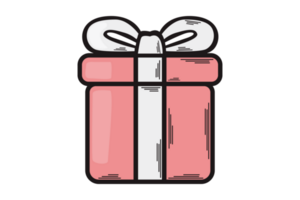 Gift Box Icon With Transparent Background png