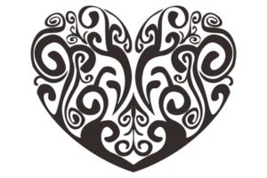 enamorado amor ornamento en transparente antecedentes png