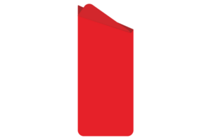 Blank Red Label Tag Sale With Transparent Background png