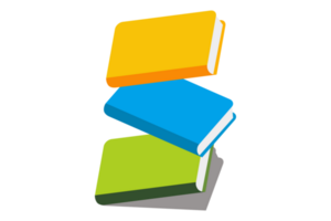 School Supplies - Books With Transparent Background png