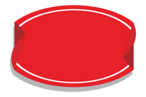 leer rot Etikette Etikett Verkauf mit transparent Hintergrund png