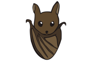 Cute Bat On Transparent Background png