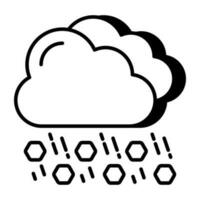Rainfall icon in perfect design vector