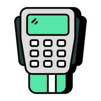 A premium download icon of point of sale vector