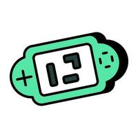 Modern design icon of game console vector