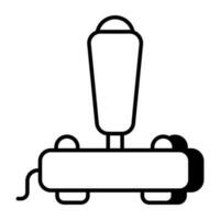 A modern design icon of joystick vector