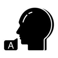 Perfect design icon of speech vector