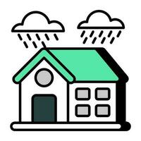 Rainfall icon in perfect design vector