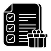 Perfect design icon of checklist vector