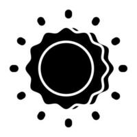 un diseño de icono de la luz del sol vector