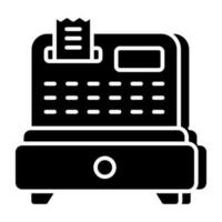 A premium download icon of cash register vector