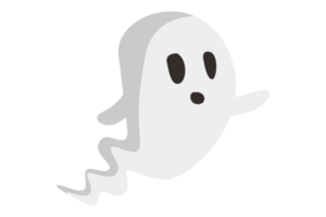 schattig halloween geest met transparant achtergrond png