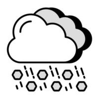 Rainfall icon in perfect design vector
