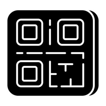 Perfect design icon of qr code vector