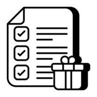 Perfect design icon of checklist vector