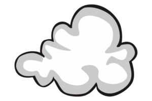 blanc nuage avec transparent Contexte png