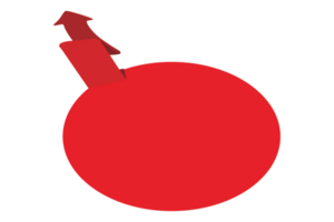 leer rot Etikette Etikett Verkauf mit transparent Hintergrund png