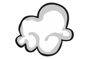 blanco nube con transparente antecedentes png