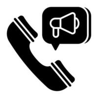 Trendy design icon of audio phone chat vector