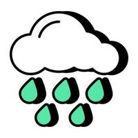 Rainfall icon in perfect design vector