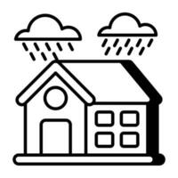 Rainfall icon in perfect design vector