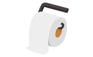 toilet papier Aan een transparant achtergrond png