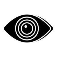 An icon design of eye vector