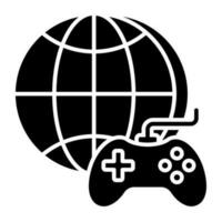 icono de diseño moderno de gamepad vector