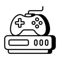 Modern design icon of gamepad vector