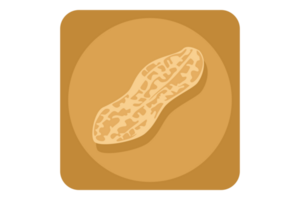 Peanut Logo Icon On Transparent Background png